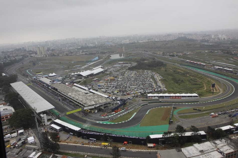 Autódromo de Interlagos visto do alto (Foto: Acervo Lance!)