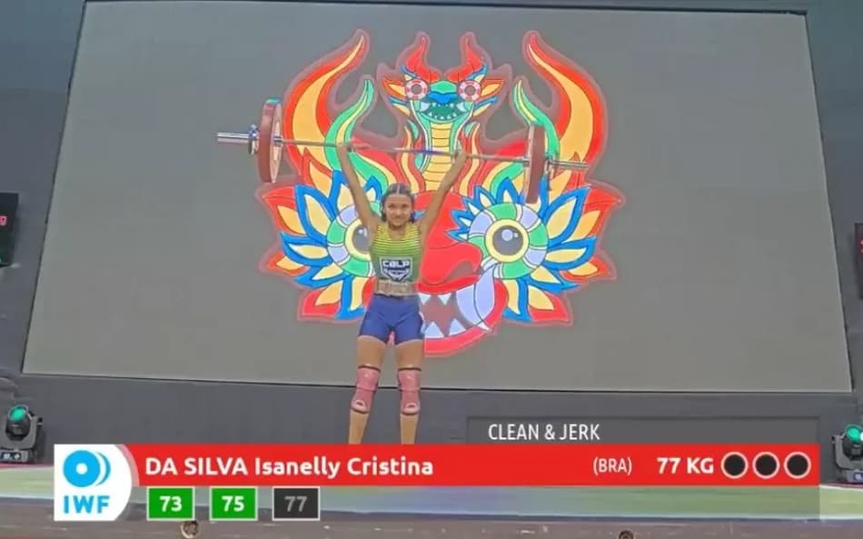 Isanelly-Cristina-Mundial-Sub-17-de-levantamento-de-peso