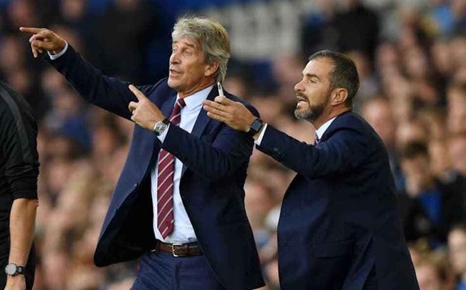 Enzo Maresca e Pellegrini nos tempos de West Ham (Foto: Reprodução/X)