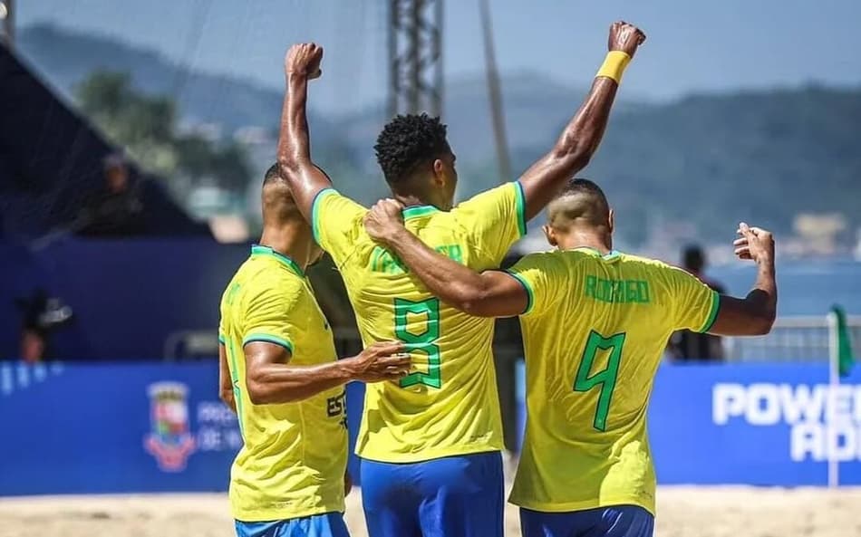 Brasil é o time que mais vezes chegou à final da Copa do Mundo de Futebol de Areia (Foto: Divulgação/CBSB)