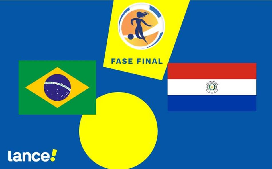 Brasil x Paraguai pelo Sul-Americano Feminino Sub-17.