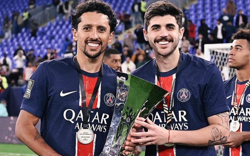 Marquinhos e Beraldo, zagueiros do PSG