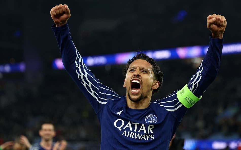 Marquinhos comemora vaga nas semis da Champions