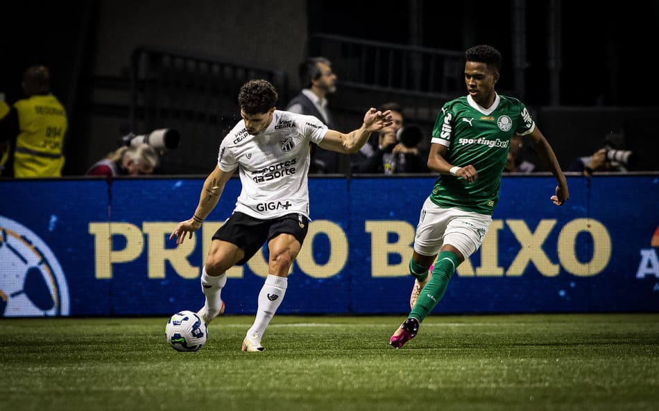 Partida entre Palmeiras e Ceará, pela Copa do Brasil (Foto: Gabriel Silva/Ceará SC)