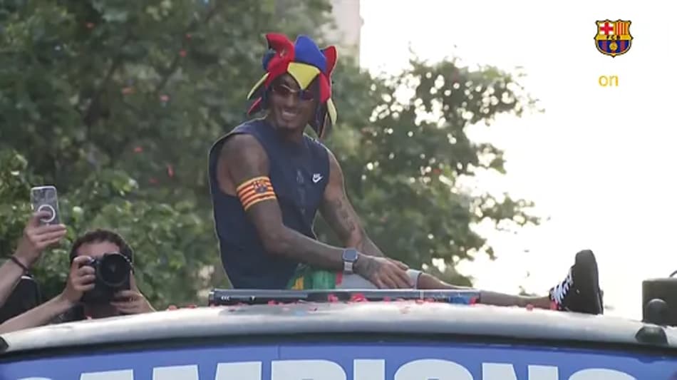 Comemora! Veja as fotos da celebração do título do Barcelona