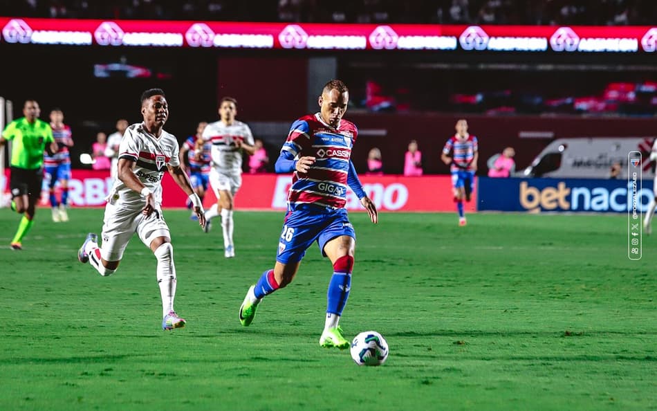 Partida entre São Paulo e Fortaleza, pelo Brasileirão 2025 (Foto: Matheus Amorim/Fortaleza EC)
