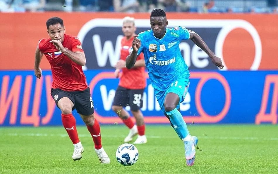Luiz Henrique em ação pelo Zenit, da Rússia (Reprodução: Luiz Henrique)