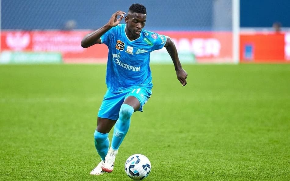 Luiz Henrique entra em campo nesta quarta-feira (14) pelo Zenit para enfrentar o CSKA (Reprodução: Luiz Henrique)