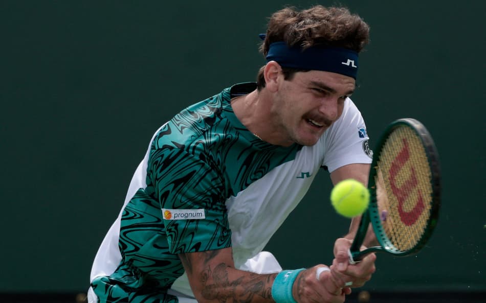 Thiago Seyboth Wild derrota Alexandre Muller (foto: Harry How / AFP)