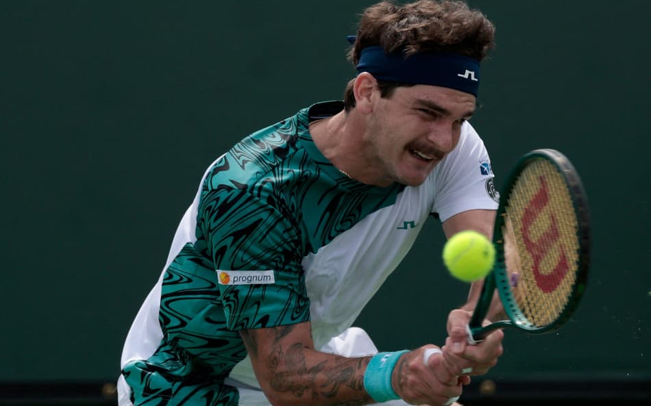 Thiago Seyboth Wild derrota Alexandre Muller (foto: Harry How / AFP)