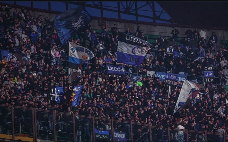 Torcida do Atalanta (Foto:Reprodução/ Redes Sociais)