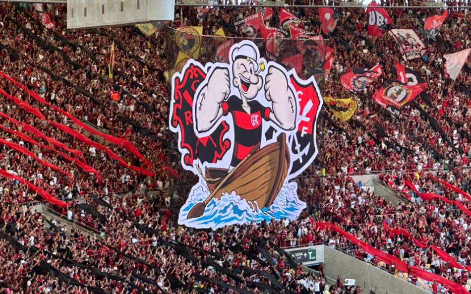 Torcida do Flamengo no Maracanã (Foto: Lucas Bayer/Lance!)