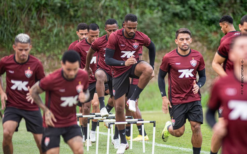 Treino do Vitória no Barradão Foto: Victor Ferreira / EC Vitória