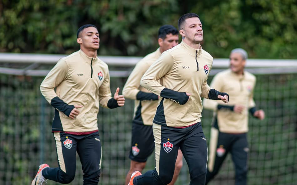 Treino do Vitória no CT do São Paulo Foto: Victor Ferreira / EC Vitória