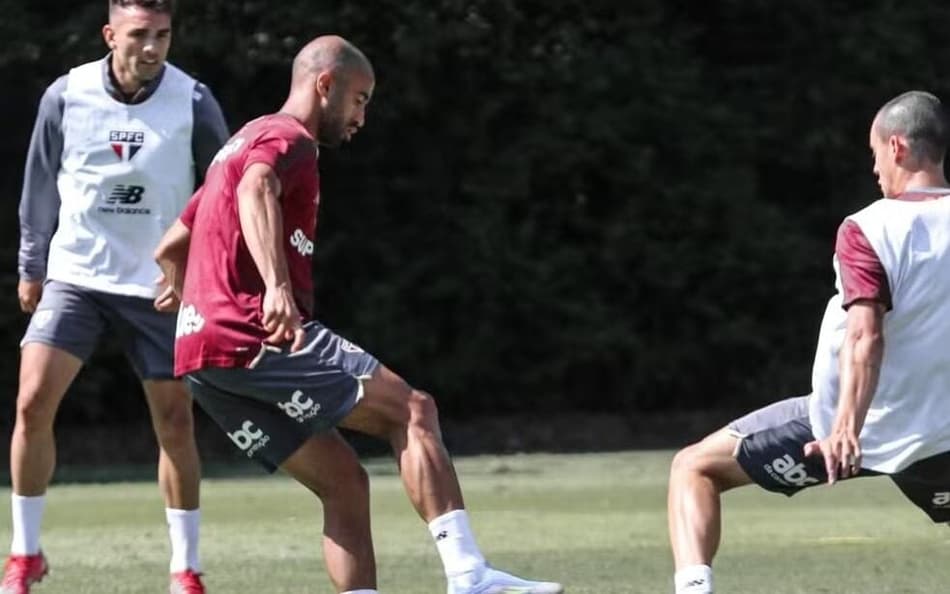 Recuperado, Lucas Moura celebra retorno ao São Paulo e projeta volta contra o Fortaleza