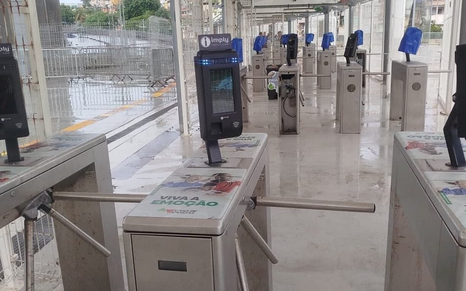 Sistema de reconhecimento facial na Arena Fonte Nova Foto: Divulgação
