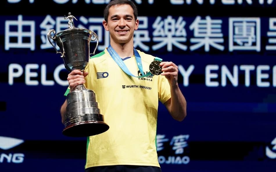 Hugo Calderano campeão da Copa do Mundo