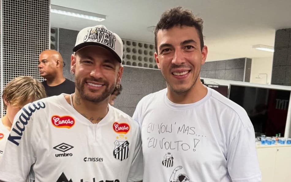 Neymar e Gui Pitta - Santos