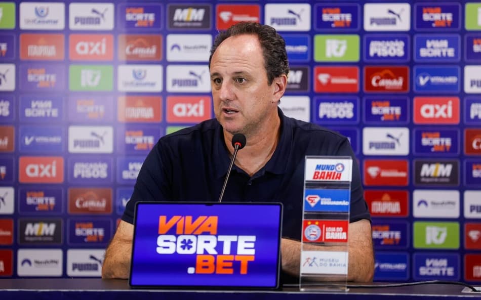 Rogério Ceni após a partida entre Bahia e São Paulo Foto: Rafael Rodrigues / EC Bahia