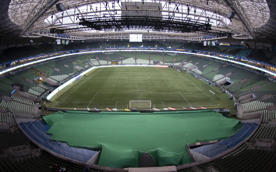Vista geral do Allianz Parque para partida entre Palmeiras e Grêmio