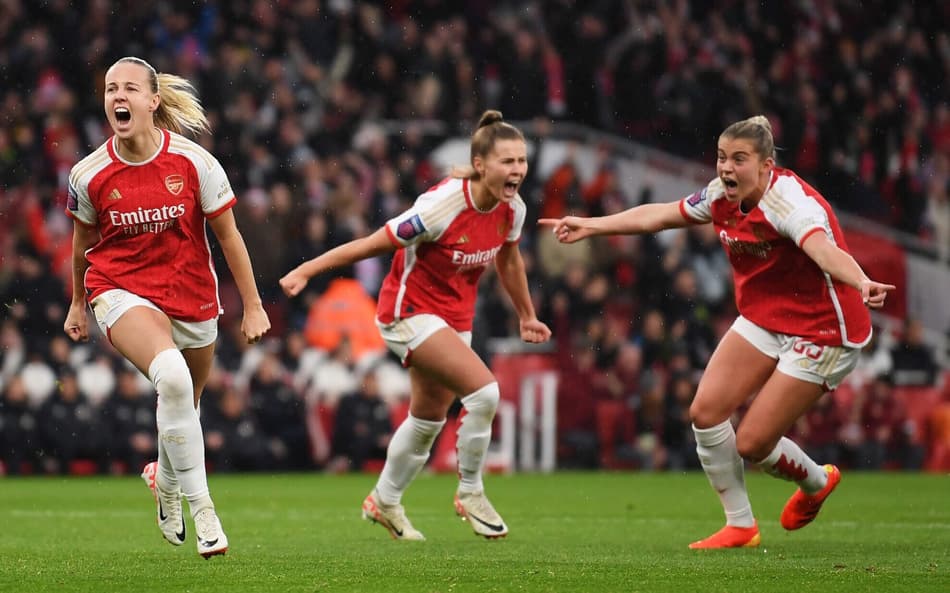Arsenal busca segundo título de Champions feminina na história. (Foto: Arsenal/Divulgação)