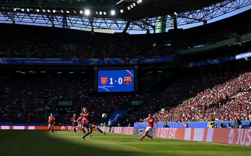 Arsenal e Barcelona fizeram final da Champions feminina em Lisboa. (Foto: UEFA/Divulgação)