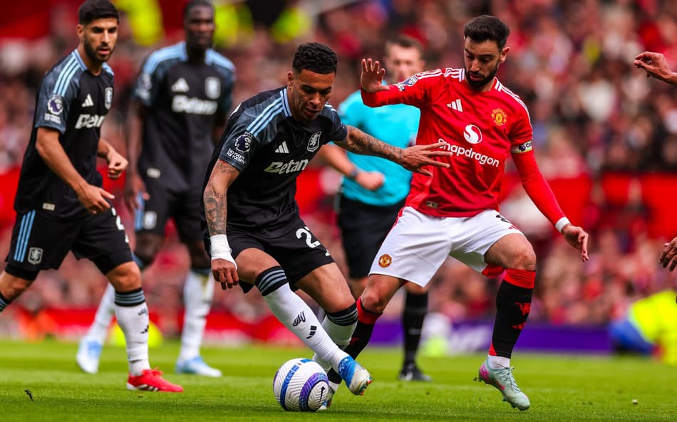 Aston Villa e Manchester United pela Premier League