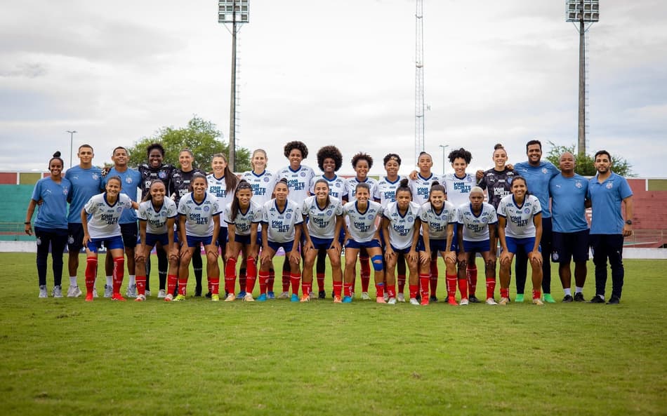 Elenco feminino do Bahia. (Foto: Letícia Martins/EC Bahia)