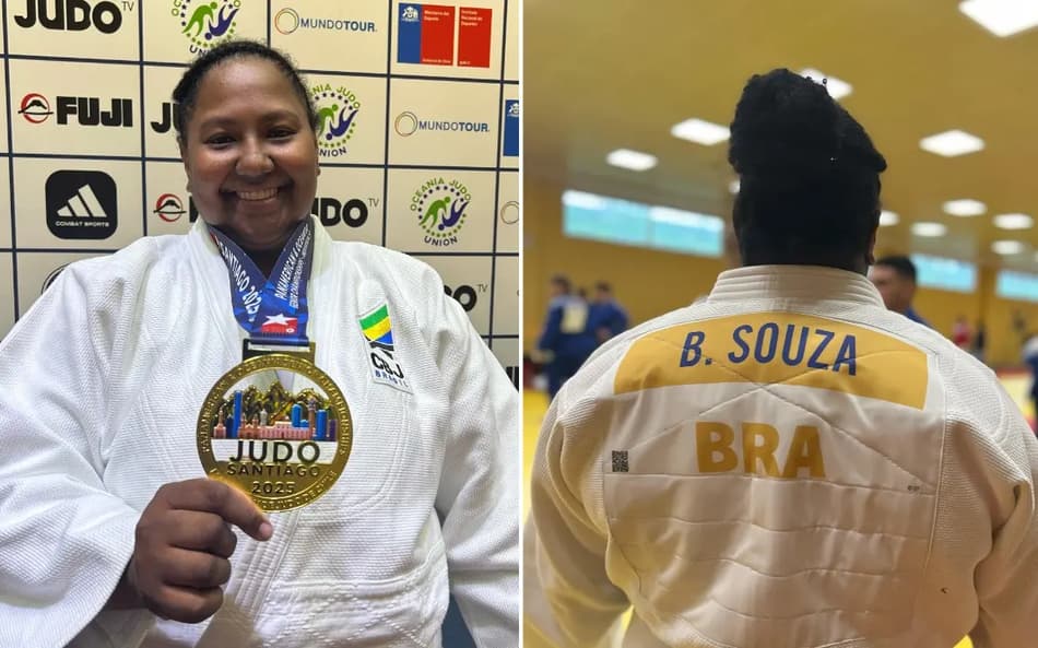 Bia Souza usará o backnumber dourado até LA 2028