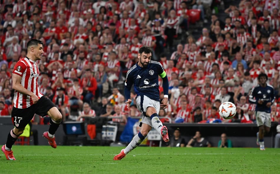 Bruno Fernandes - Athletic Bilbao x Manchester United - Europa League