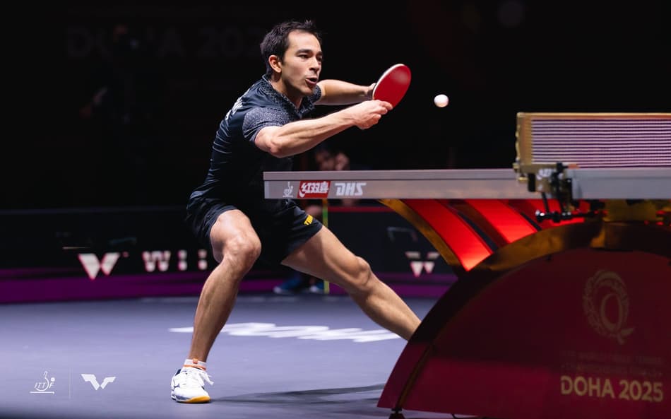 Hugo Calderano é o terceiro no ranking mundial