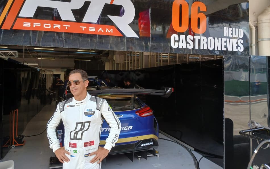 Helio Castroneves estreou no BRB Stock Car Pro Series já pontuando
