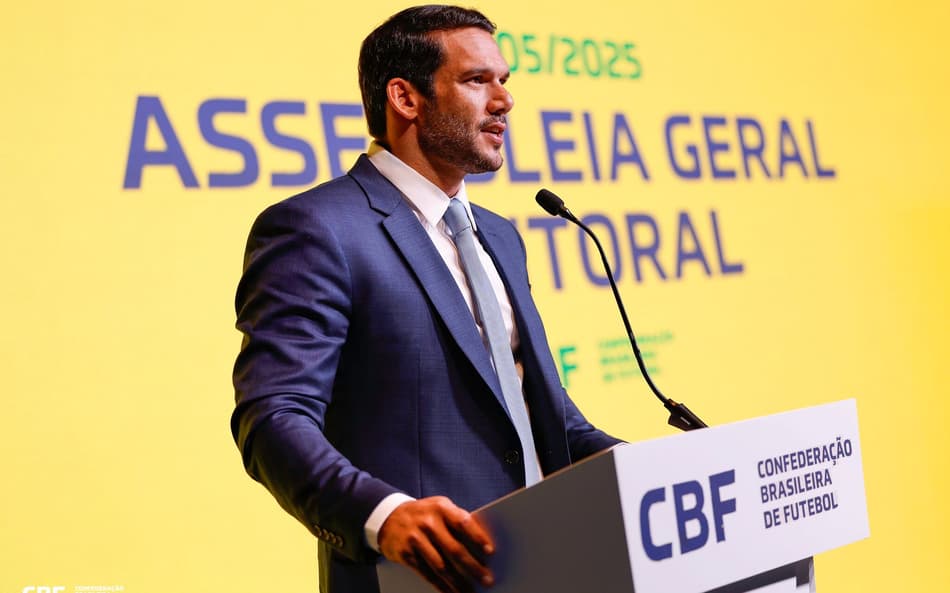 Samir Xaud foi eleito novo presidente da CBF, mas sem apoio unânime