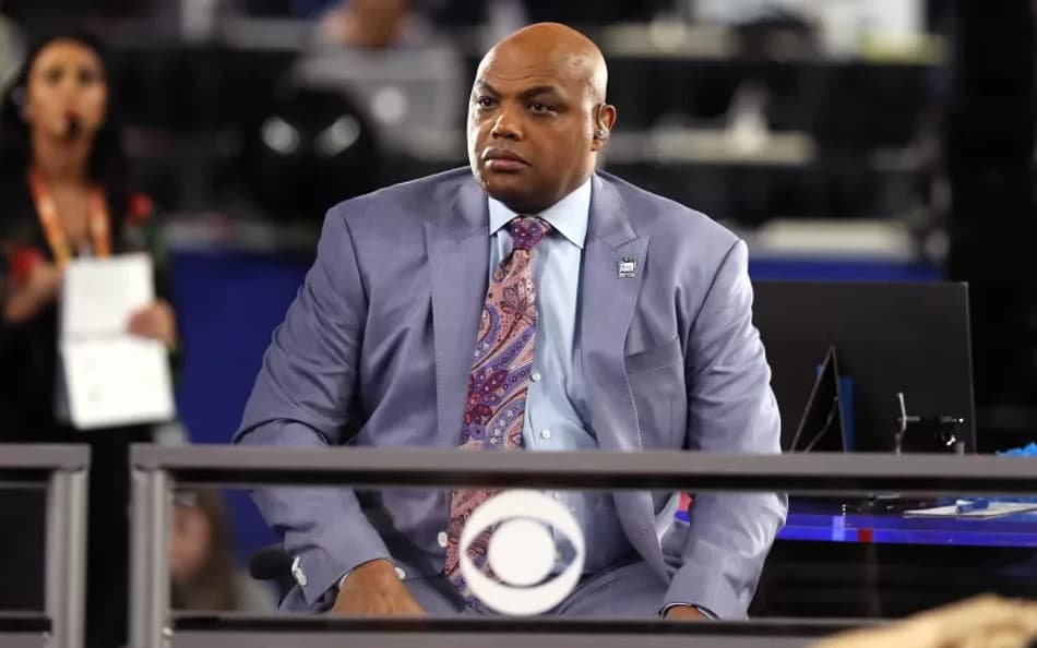 Charles Barkley é comentarista da TNT Sports (Foto: Streeter Lecka/Getty Images/AFP)