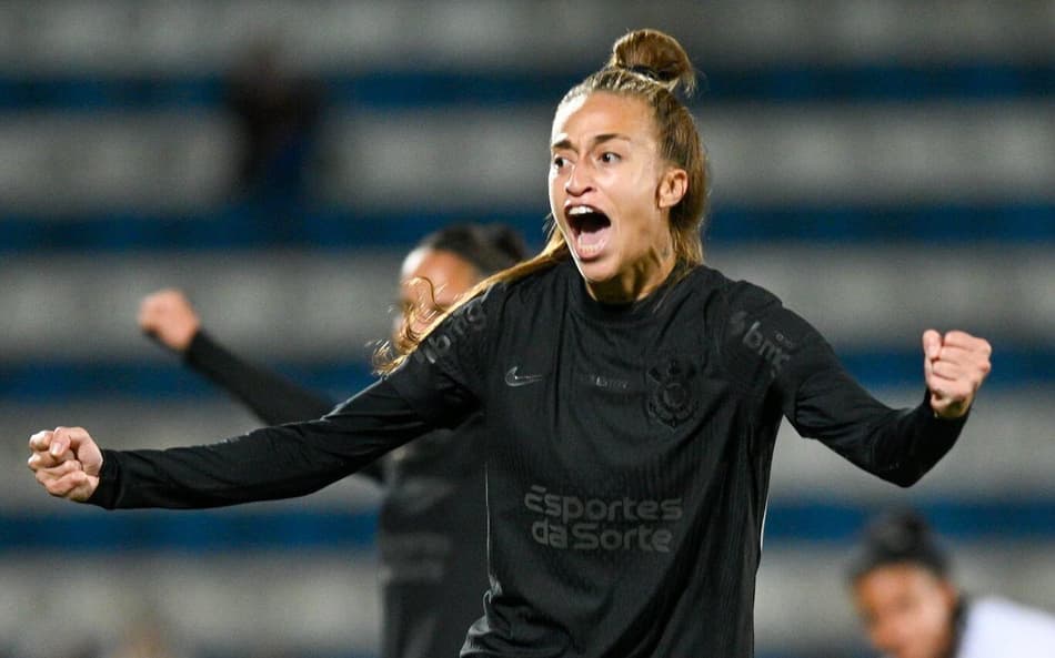 Ariel marcou os dois gols da vitória do Corinthians diante do Santos, pelo Paulistão Feminino, (Bob Paulino/Ag. Paulistão)