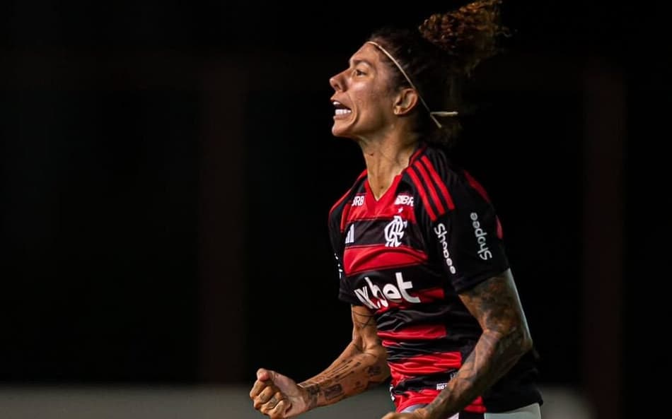 Cristiane, artilheira do Flamengo na temporada. (Foto: Paula Reis/Flamengo)