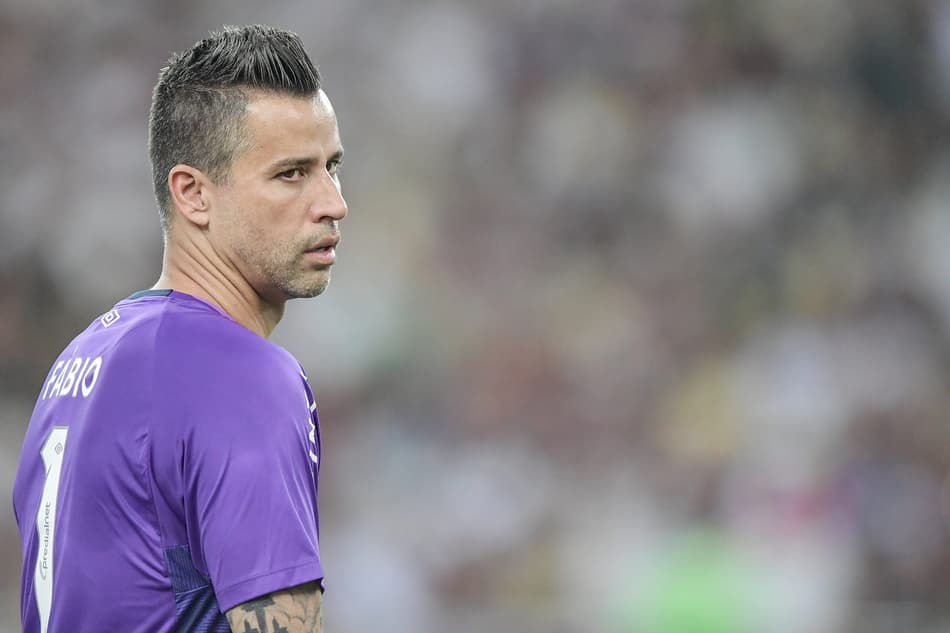 Fábio no jogo Fluminense x Sport
