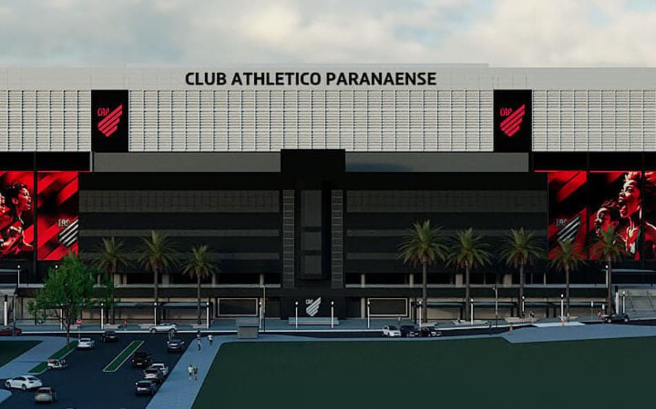 fachada Ligga Arena da Baixada Athletico
