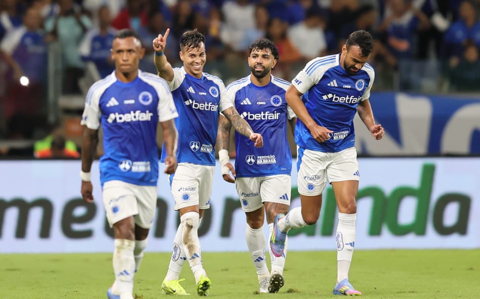 Comemoração de Gabigol e Kaio Jorge vira assunto em Cruzeiro x Vila Nova