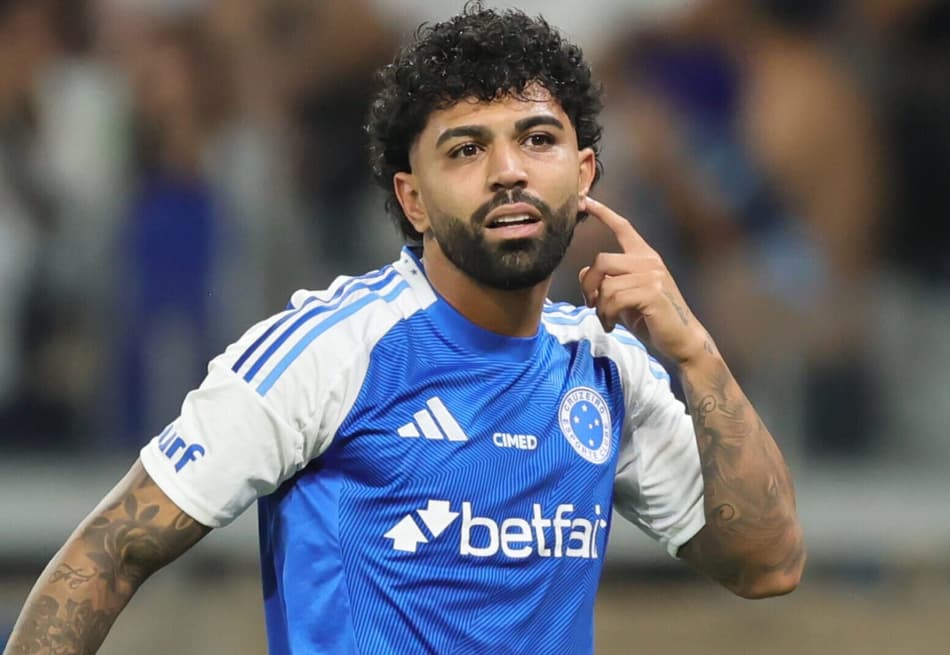Gabigol comemora gol contra o Flamengo