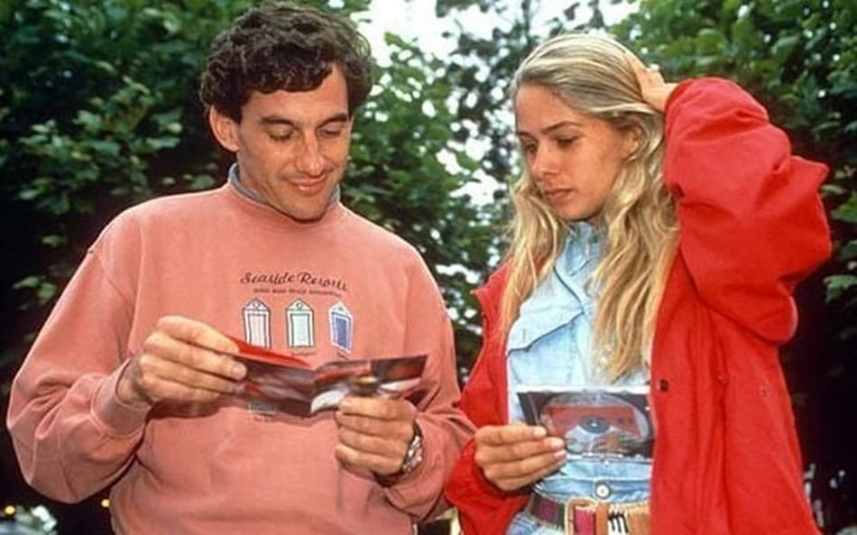 Adriane Galisteu e Ayrton Senna