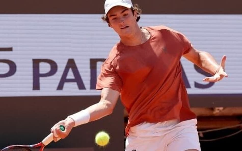 João Fonseca em treino em Roma (FIPT)