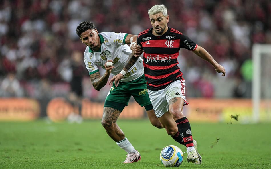 Palmeiras x Flamengo Foto: Thiago Ribeiro/AGIF