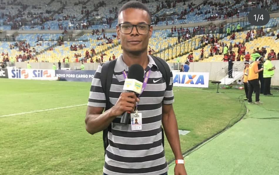 Jornalista Igor Melo foi baleado em fevereiro no Rio (Foto: Reprodução)