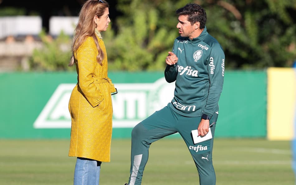 Leila Pereira e Abel Ferreira - Contratações do Palmeiras
