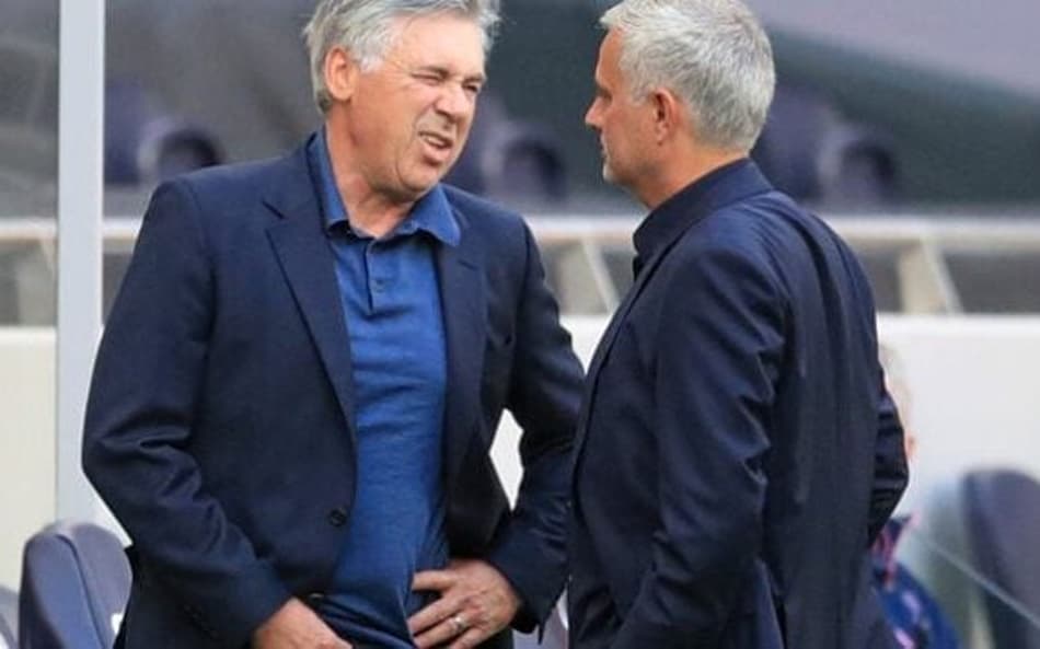 José Mourinho e Carlo Ancelotti