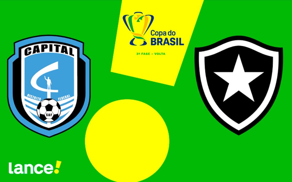 Capital-DF e Botafogo fazem o segundo jogo da 3ª fase da Copa do Brasil