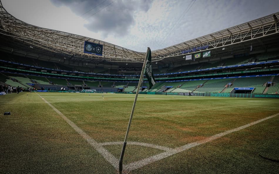 Vista geral do Allianz Parque para partida entre Palmeiras e Botafogo