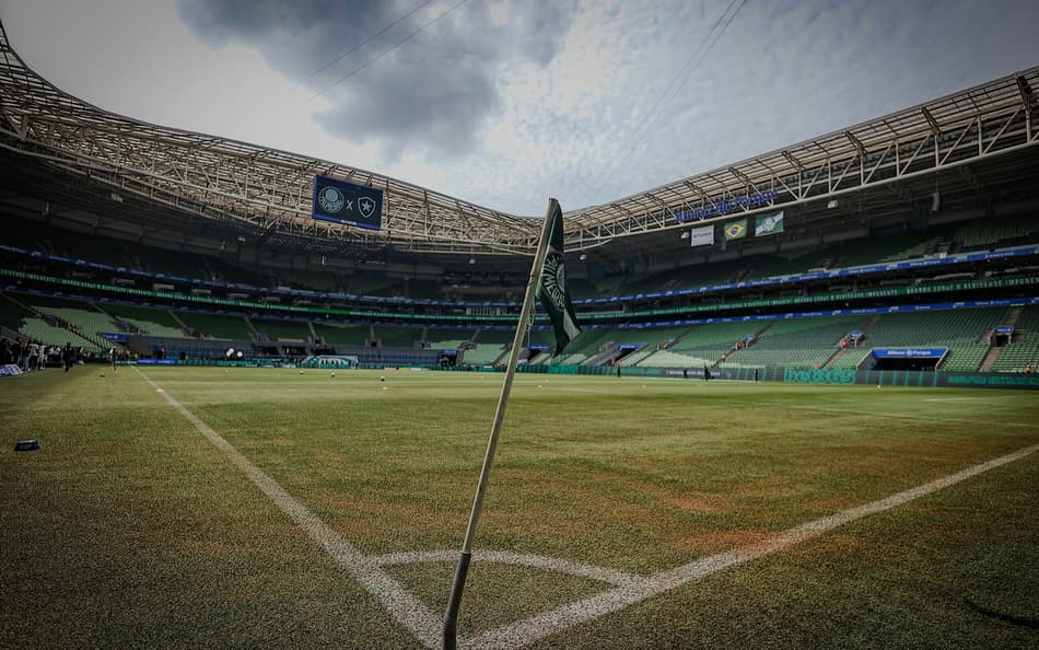 Vista geral do Allianz Parque para partida entre Palmeiras e Botafogo