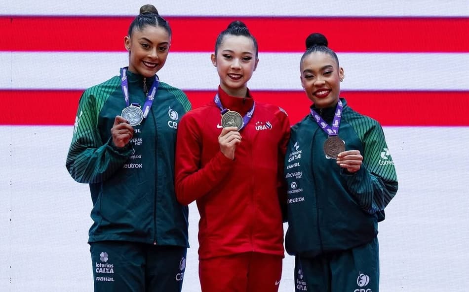 Brasil levou prata e bronze no individual geral